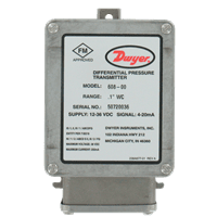 Dwyer Intrinsically Safe Differential Pressure Transmitter, Series 608