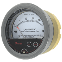 Dwyer Capsuhelic Wet/Wet Differential Pressure Transmitter, Series 631B