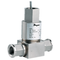 Dwyer Fixed Range Differential Pressure Transmitter, Series 636D