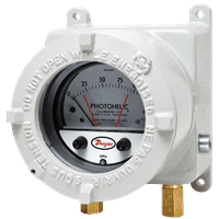 Dwyer Photohelic Gauge Pressure Switch, Series AT23000MR/3000MRS