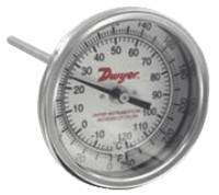 Dwyer Bimetal Thermometer, Series BT