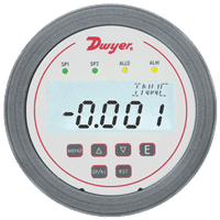 Dwyer Digihelic Differential Pressure Controller, Series DH3