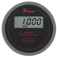 Dwyer Differential Pressure Transmitter, Series DM-2000
