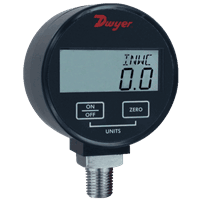 Dwyer Digital Pressure Gauge, Series DPGA/AB & DPGW/WB