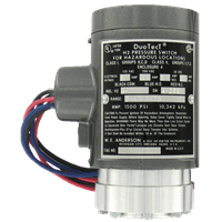 Dwyer Dual Action Explosion Proof Pressure Switch, Series H2