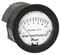 Dwyer Mini-Photohelic Differential Gauge Pressure Switch, Series MP