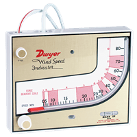 Dwyer Wind Speed Indicator, Series Mark II WSI