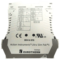 Eurotherm DC Powered RTD Input Isolating Signal Conditioner, WV418