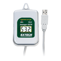 Extech Temperature/Humidity Datalogger Kit with PC Interface, 42275