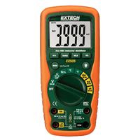 Extech 11 Function Heavy Duty True RMS Industrial MultiMeter, EX505