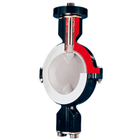 Durco Lined Butterfly Valve, BTV