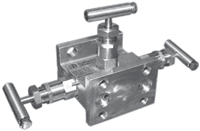 Hex Valve Double Flanged Three-Valve Manifold, HM54 Series