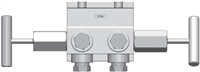 Hex Valve Isolation Two-Valve Manifold, HM73 Series