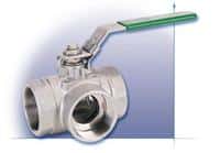 Inline Industries Diverter Ball Valve, 502S-SE
