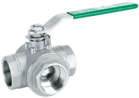 503F Series 3-Way Ball Valve 1/4" - 2"