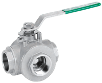 504F Series 4-Way Ball Valve 1/4" - 2"