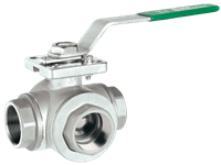 514F 3-Way Ball Valve