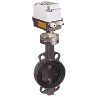 Kobold Automated Butterfly Isolating Valve with Electric Actuator, KLE-TA