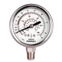 Marsh Bellofram Refrigeration Ammonia Gauge