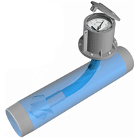 McCrometer Threaded End Flowmeter, Model MT100