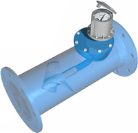 McCrometer Main Line Flowmeter, Model MW500/MZ500