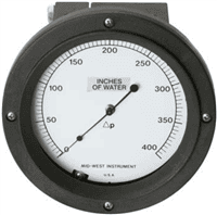 Mid-West Bellow Type Differential Pressure Gauge and Switch, Model 106