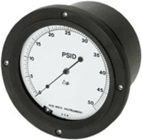 Mid-West Differential Pressure Bourdon Tube Type Gauge and Switch, Model 109