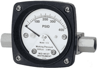 Mid-West Piston Type Differential Pressure Gauge and Switch, Model 123