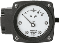 Mid-West Differential Pressure Switch and Transmitter, Model 142 Diaphragm Type