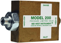 Mid-West Pressure Limiting Valve, Model 200