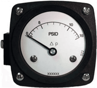 Mid-West OEM Diaphragm Type Differential Pressure Gauge and Switch, Model 522