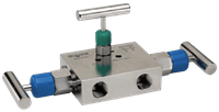 Noshok 3-Valve Differential Pressure Manifold Valve, 3510 Series