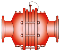 Protego In-Line Deflagration Flame Arrester, FA-I-PTFE