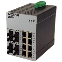 Red Lion Industrial Ethernet Switch, 112FX4