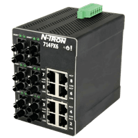 Red Lion Industrial Ethernet Switch, 714FX6