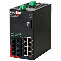 Red Lion Industrial Ethernet Switch, NT24k-12GX4