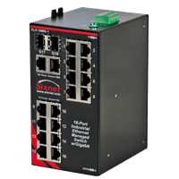 Red Lion Industrial Ethernet Switch, SLX-18MG