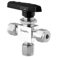 Swagelok Complete 3-Way Instrumentation Ball Valve 40GX Series