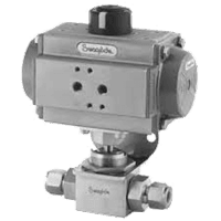 Swagelok Alternative Fuel Service ISO 5211-Compliant Pneumatic Automated Ball Valve