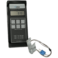Tegam Thermocouple Thermometer, 819A/RB-T