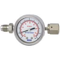 WIKA Diaphragm Pressure Gauge, Model 432.25.2"