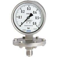 WIKA Diaphragm Pressure Gauge, Model 432.50, 433.50