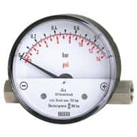 WIKA Differential Pressure Gauge, Model 700.01, 700.02