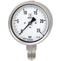Wika Bourdon tube pressure gauge, Models 232.30, 233.30