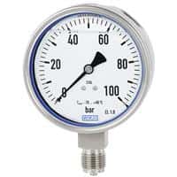 Wika Bourdon tube pressure gauge, Model PG23LT