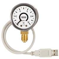 Wika Bourdon tube pressure gauge, Model PGT10 USB