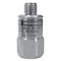 Wilcoxon Sensing Technologies Low-Frequency Intrinsically Safe Accelerometer, Model 786-500-M12-IS