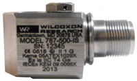 Wilcoxon Sensing Technologies Low-Frequency Intrinsically Safe Accelerometer, Model 787-500-IS