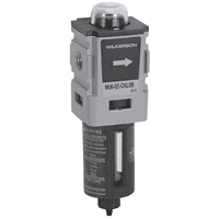 Wilkerson M08 Series Modular Coalescing Filter, Port Sizes 1/4; Flows to 12.7 SCFM