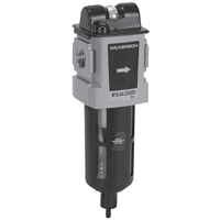 Wilkerson M18 Series Modular Coalescing Filter, Port Sizes 1/4, 3/8, 1/2; Flows to 85 SCFM